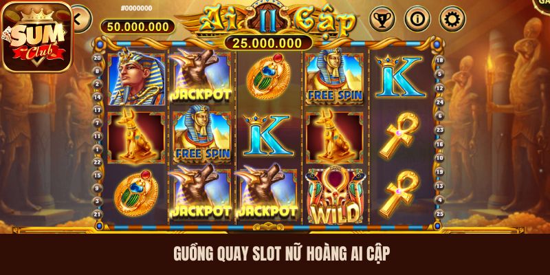 Guồng quay slot Nữ Hoàng Ai Cập 