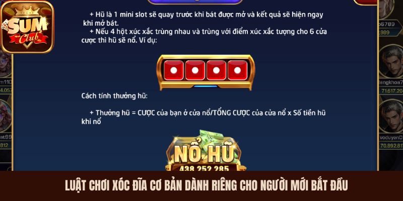 Luật chơi Xóc Đĩa cơ bản dành riêng cho người mới bắt đầu