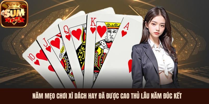 Năm mẹo chơi Xì Dách hay đã được cao thủ lâu năm đúc kết 